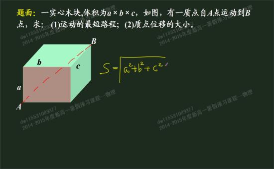 位移怎么算的?位移和最短路程不一样吗?
