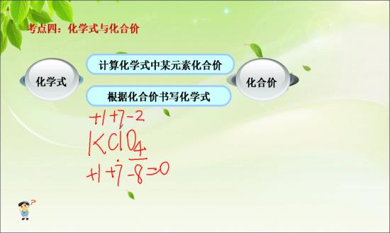 原子团中的某元素的化合价怎样求_初三化学