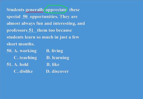 appreciate是名词词性的机会吗?_高一英语