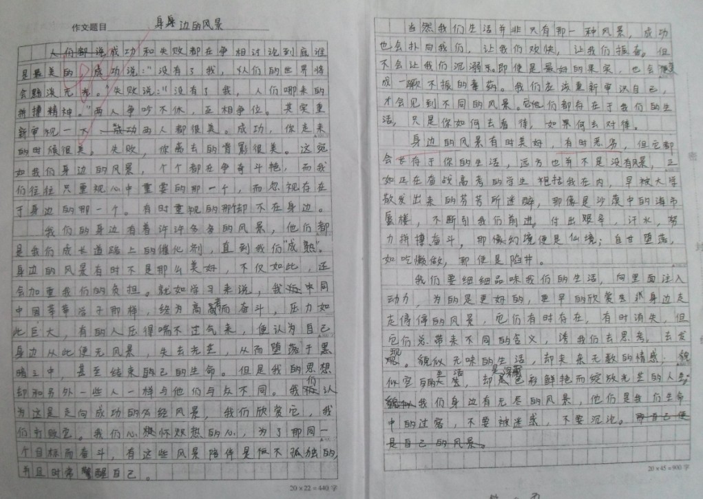 语文作文问题_高三语文写作