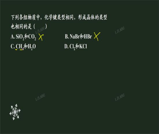 常见的原子晶体、分子晶体类型种类有哪些?H