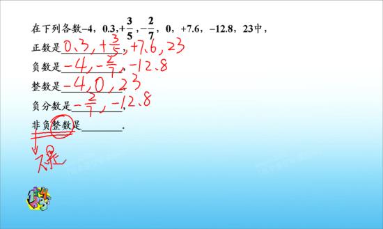 非正整数的意思是什么 0是吗_初一数学数与式
