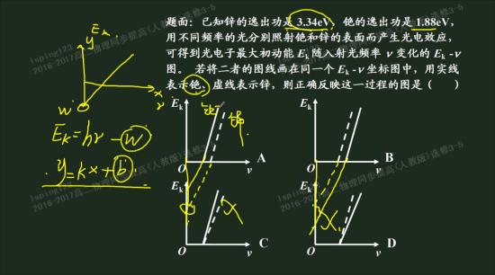 老师,截止频率,饱和电流与遏止电压有什么