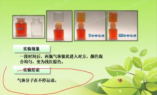 老师可不可以说是，气体可以发生扩散现象呢