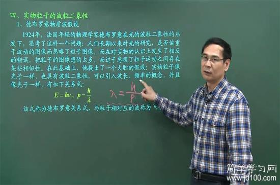 德布罗意波指的实物粒子是什么?