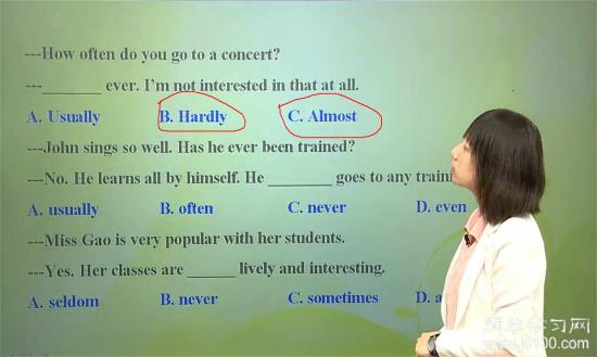 hardly和almost的用法有什么不同?