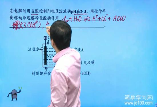 氢离子也可以透过阳离子交换膜,那不就能消